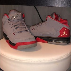 Finish Line Shoes - 5.5 Boy Jordans - little scuffed up Finish Line Shoes - 5.5 Boy Jordans - little scuffed up